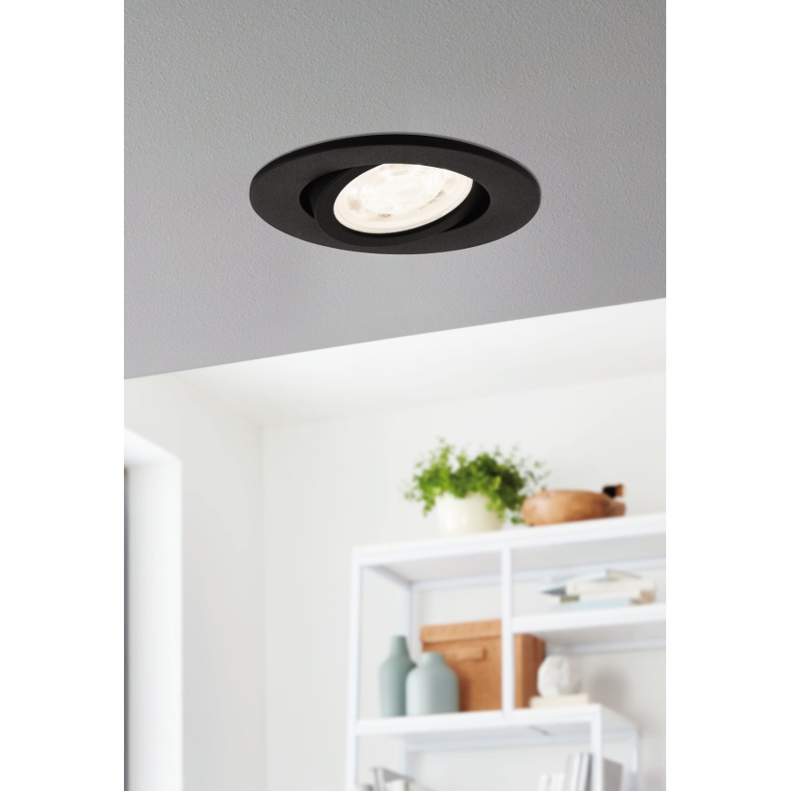 Eglo - LED RGBW Infälld belysning med justerbar ljusstyrka  LED/5W/230V 2700-6500K ZigBee