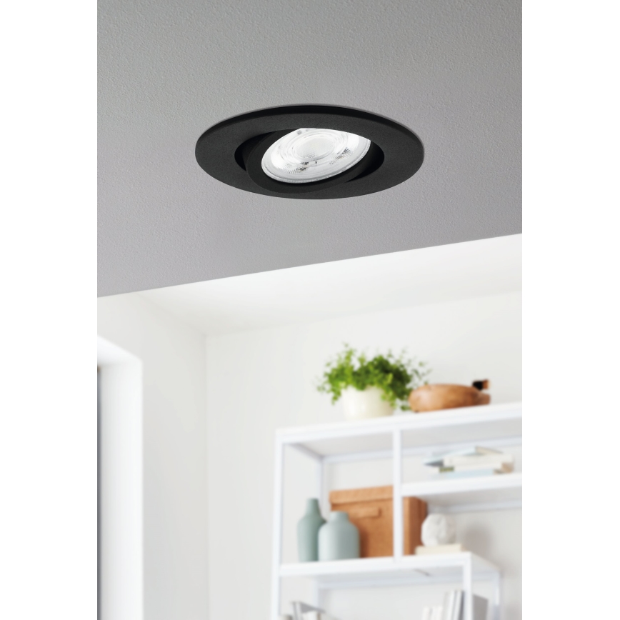 Eglo - LED RGBW Infälld belysning med justerbar ljusstyrka  LED/5W/230V 2700-6500K ZigBee