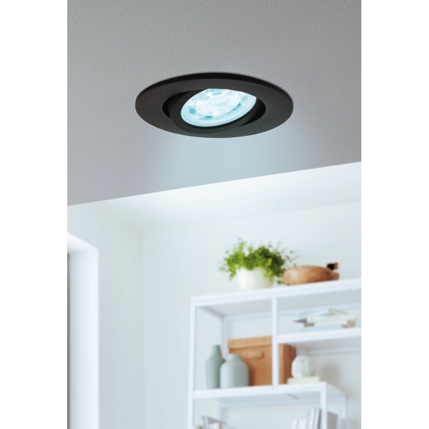 Eglo - LED RGBW Infälld belysning med justerbar ljusstyrka  LED/5W/230V 2700-6500K ZigBee
