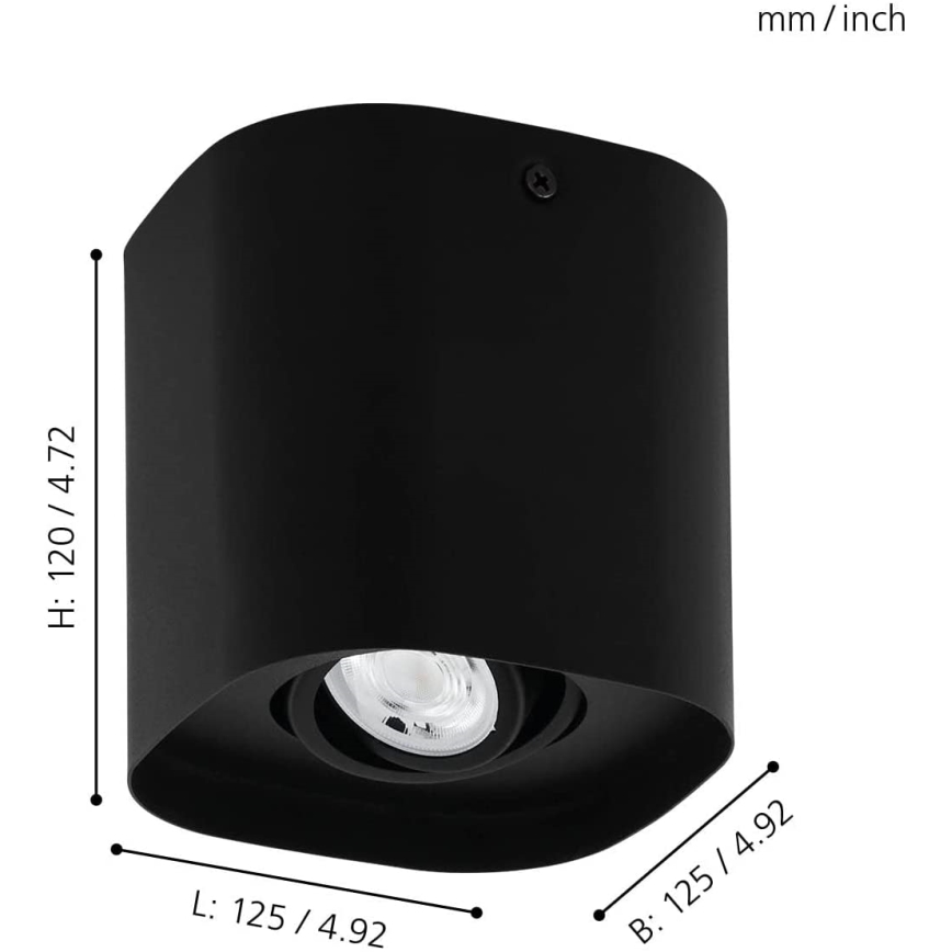 Eglo - LED RGBW Dimbar spotlight  1xGU10/5W/230V ZigBee