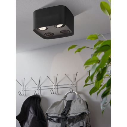 Eglo - LED RGBW ljusreglerad spotlight  4xGU10/5W/230V ZigBee