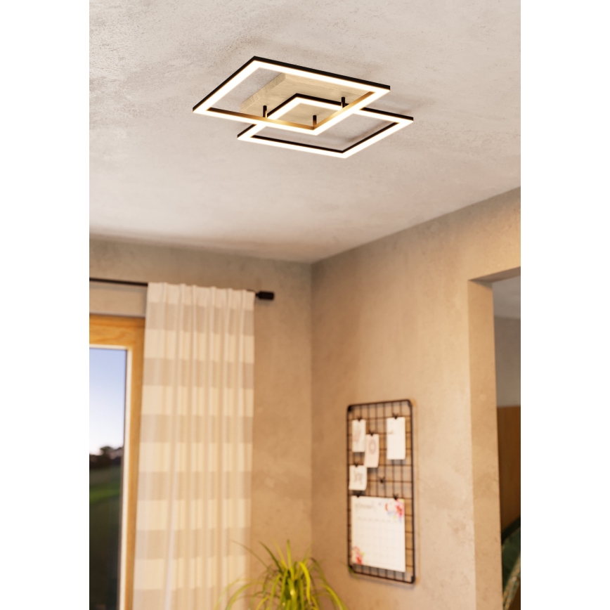 Eglo - Fäst LED ljusreglerad ljuskrona 4xLED/16W/230V 2700-6500K