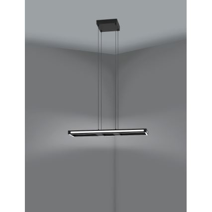 Eglo - LED ljusreglerad ljuskrona på textilsladd LED/21W/230V 2700-6500K