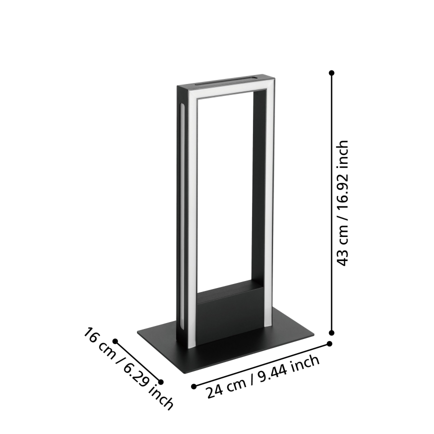 Eglo - LED Dimbar bordslampa LED/16W/230V 2700-6500K