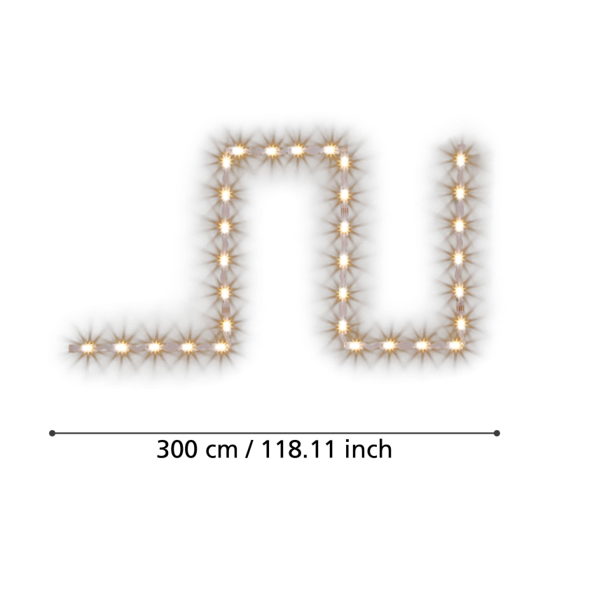 Eglo - LED Dimbar ljusslinga 3m LED/13,5W/24V 2700-6500K ZigBee