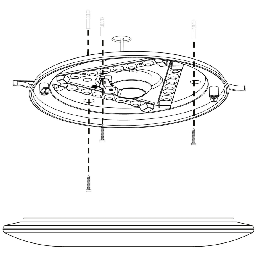 Eglo - LED taklampa LED/10W/230V