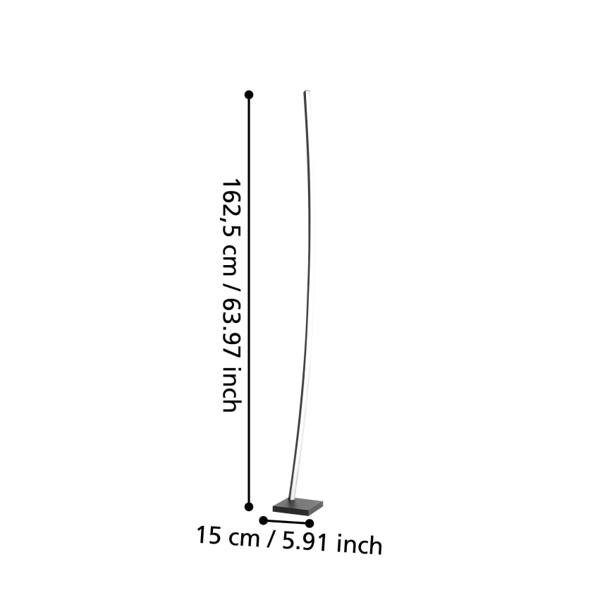 Eglo - LED golvlampa  LED/25,7W/230V