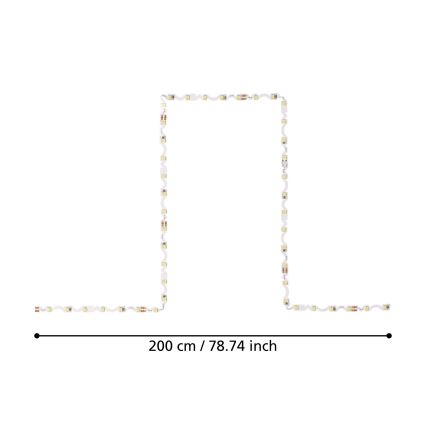 Eglo - LED ljusslinga  2m LED/10,8W/24V