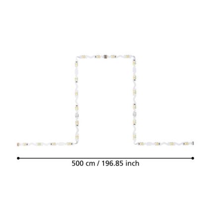 Eglo - LED DImbar ljusslinga  5m LED/23W/24/230V 2700-6500K + fjärrkontroll