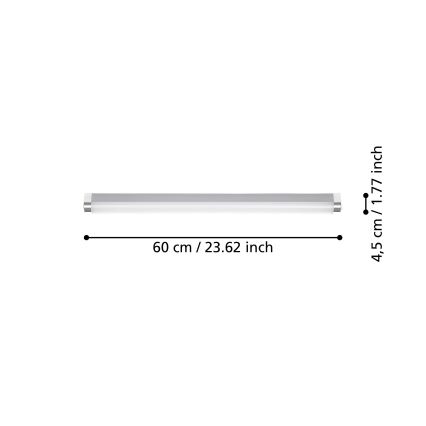 Eglo - LED badrum spegelbelysning  LED/15,5W/230V IP44 60 cm