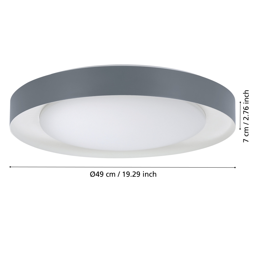 Eglo - LED ljusreglerad taklampa  LED/24W/230V 3000-6500K + fjärrkontroll