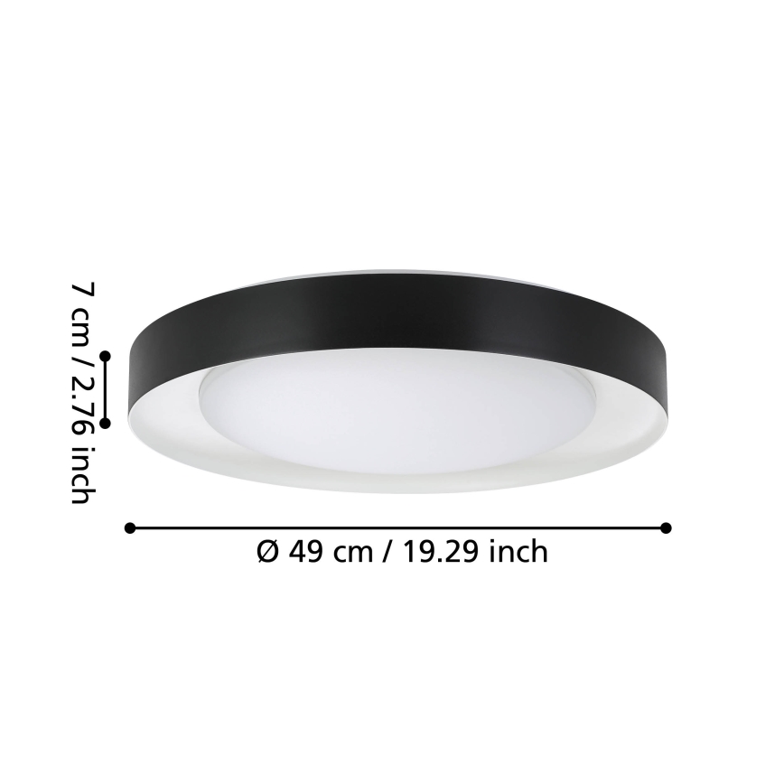 Eglo - LED ljusreglerad taklampa  LED/24W/230V 3000-6500K + fjärrkontroll
