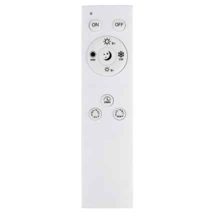 Eglo - LED ljusreglerad taklampa  LED/37W/230V 3000-6500K svart  + fjärrkontroll