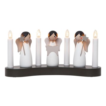 Eglo - Adventsljusstake ANGEL CHOIR 4xE10/3W/230V