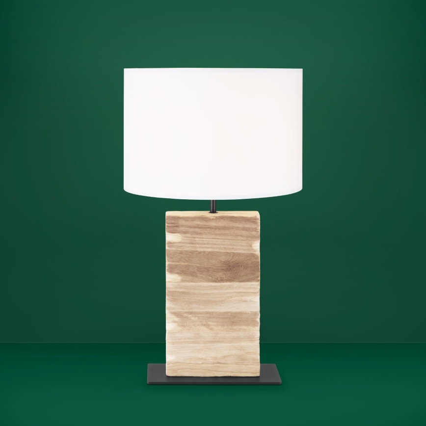 Eglo - Bordslampa 1xE27/40W/230V 62,5 cm brun