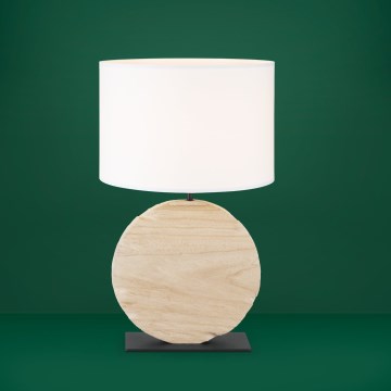 Eglo - Bordslampa 1xE27/40W/230V 63,5 cm brun