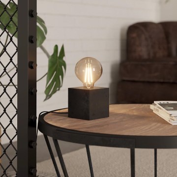 Eglo - Bordslampa 1xE27/40W/230V antracit