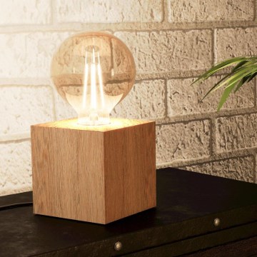Eglo - Bordslampa 1xE27/40W/230V beige