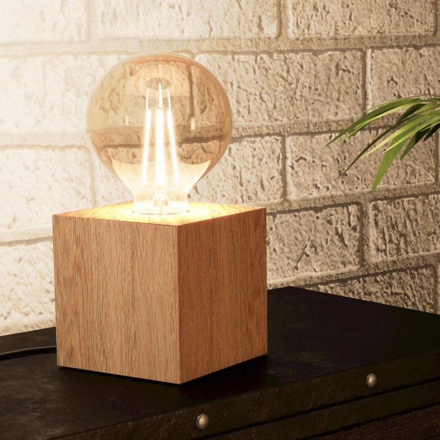 Eglo - Bordslampa 1xE27/40W/230V beige