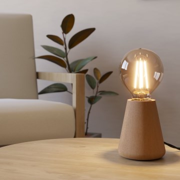 Eglo - Bordslampa 1xE27/40W/230V beige