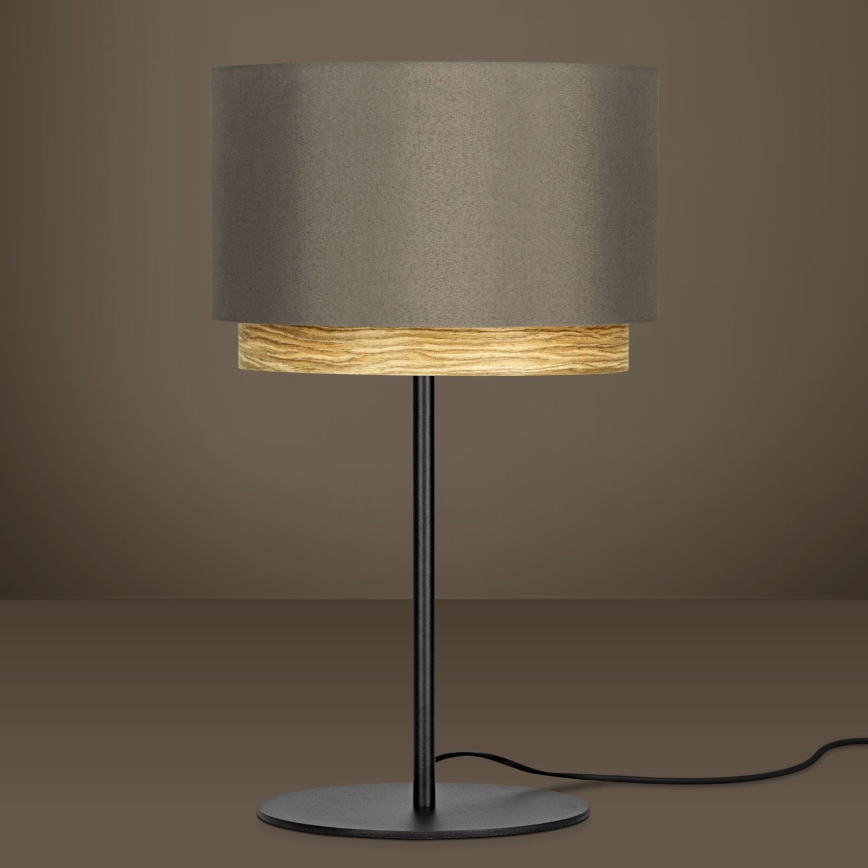 Eglo - Bordslampa 1xE27/40W/230V brun