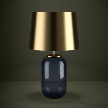 Eglo - Bordslampa 1xE27/40W/230V guld/blå