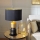 Eglo - Bordslampa 1xE27/40W/230V svart/guld