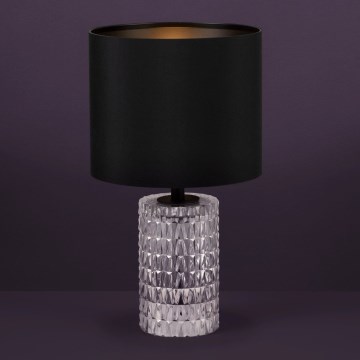 Eglo - Bordslampa 1xE27/40W/230V svart