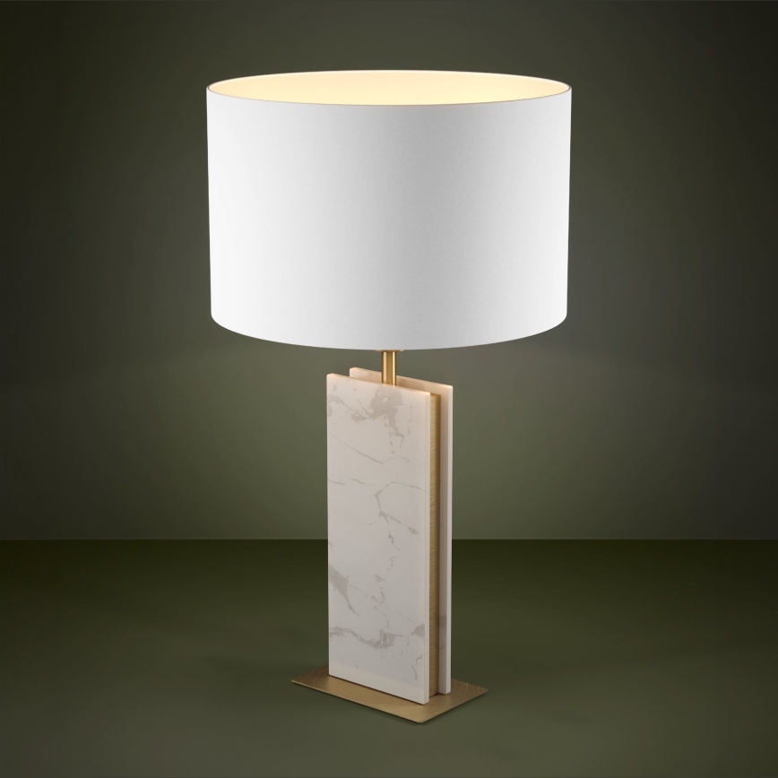 Eglo - Bordslampa 1xE27/40W/230V vit