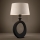 Eglo - Bordslampa 1xE27/60W/230V 52,5 cm svart/grädde