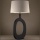 Eglo - Bordslampa 1xE27/60W/230V 88 cm svart/grädde