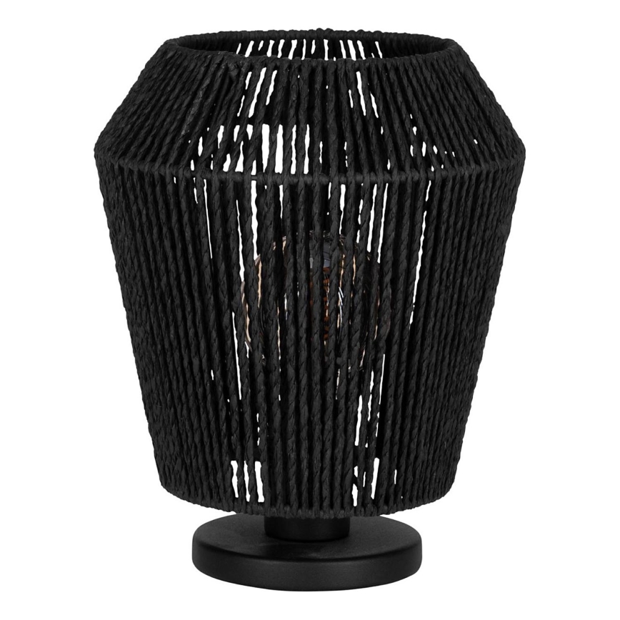 Eglo - Bordslampa 1xE27/60W/230V svart