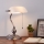 Eglo - Bordslampa 1xE27/60W/230V vit/skinande krom