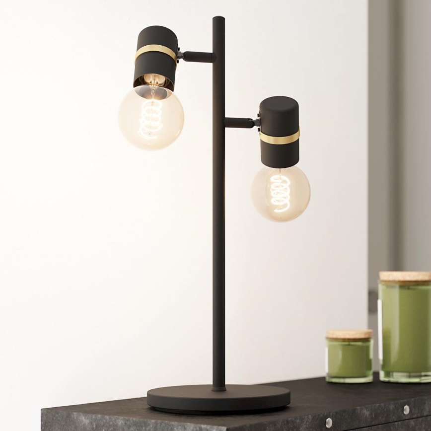 Eglo - Bordslampa 2xE27/10W/230V