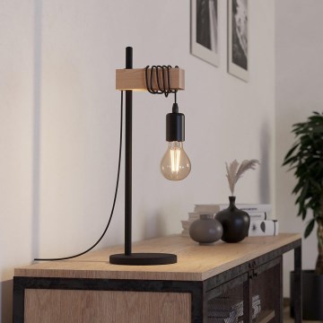 Eglo - Bordslampa TOWNSHEND 1xE27/10W/230V - FSC certifierade