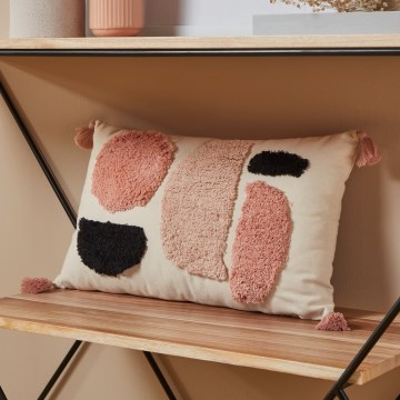 Eglo - Dekorativ kudde 30x50 cm rosa