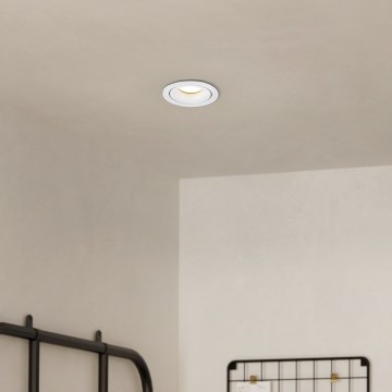 Eglo - Dimbar infälld LED belysning/4,9W/230V vit