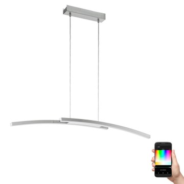 Eglo - Dimbar LED RGB-lampakrona med snöre FRAIOLI-C 2xLED/17W/230V