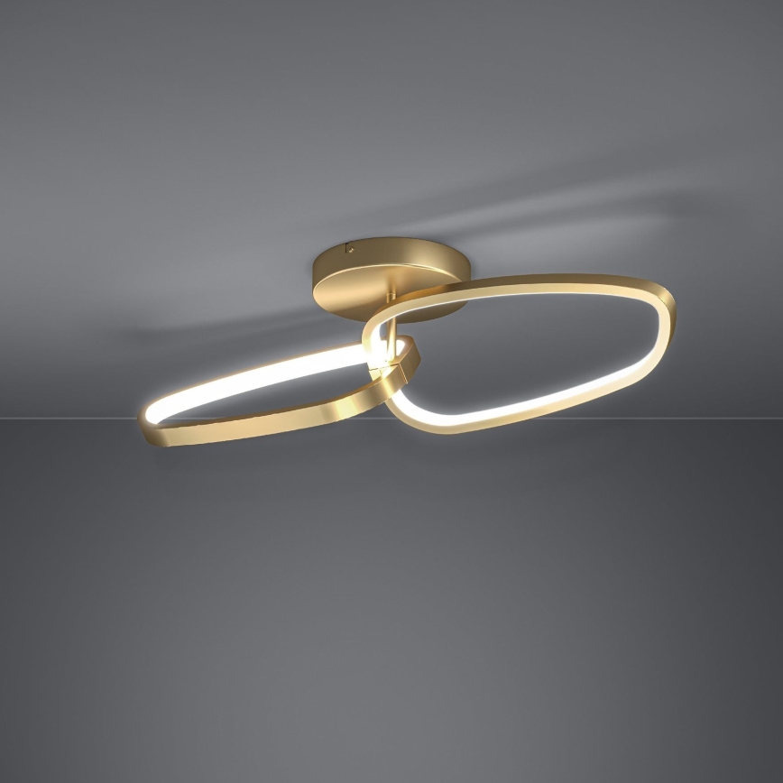 Eglo - Dimbar LED ytmonterad ljuskrona LED/25W/230V 3000K guld