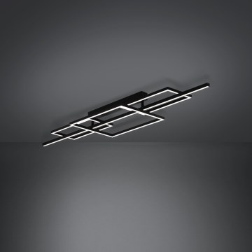 Eglo - Dimbar LED ytmonterad ljuskrona LED/34,5W/230V 3000K svart