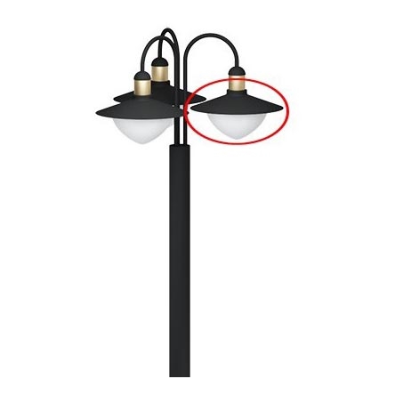 Eglo - Ersättningsglas för lampa och nástěnnému svítidlu SIRMIONE diameter 19 cm