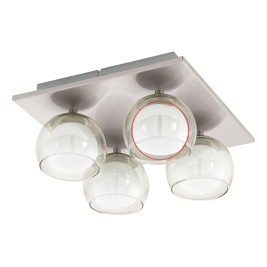 Eglo - Ersättningsglas för ljuskrona och taklampa ROMAGNESE diameter 5,5 cm inner/mjölkig