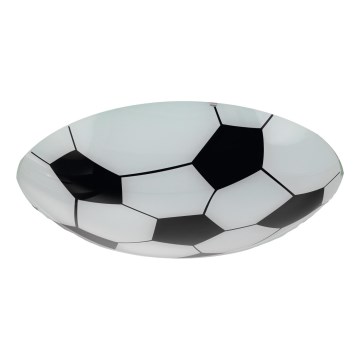 Eglo - Ersättningsglas för taklampa TABARA E27 diameter 25 cm soccer boll