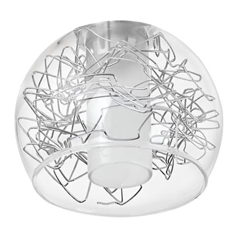 Eglo - Ersättningsglas för vägg- och takbelysning BASENTO diameter 9 cm