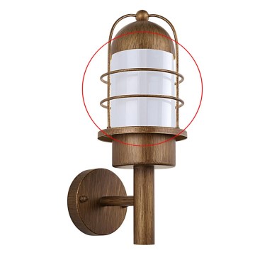 Eglo - Ersättningsglas för vägglampa MINORCA diameter 10 cm