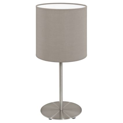 Eglo - Ersättningslampskärm för bordslampa PASTERI grå diameter 14,7 cm