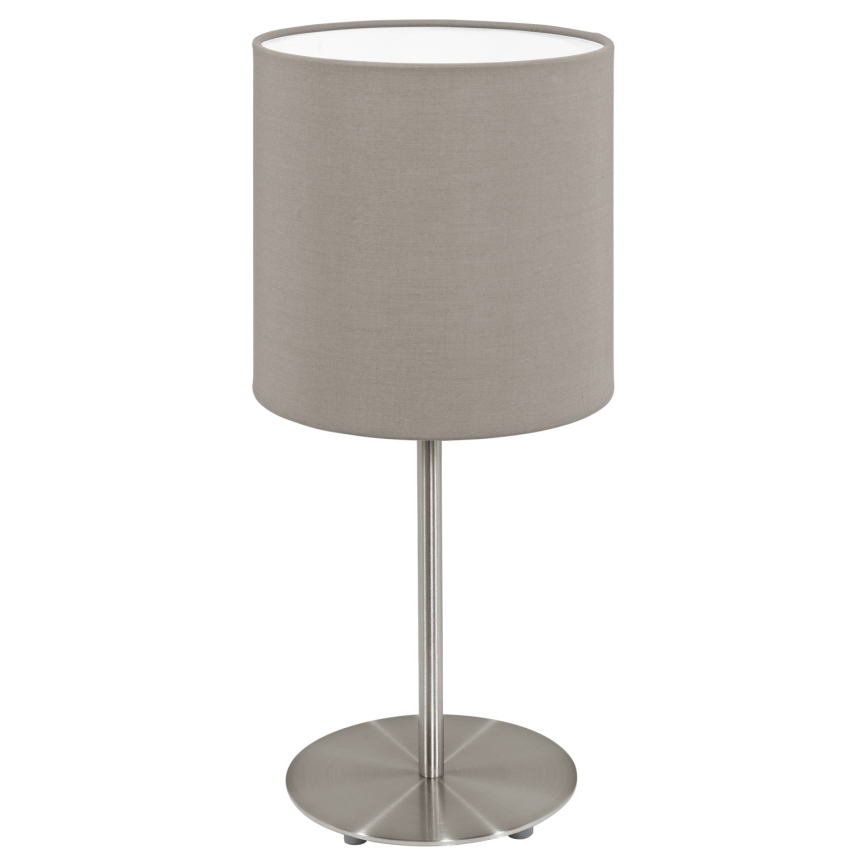 Eglo - Ersättningslampskärm för bordslampa PASTERI grå diameter 14,7 cm