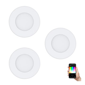 Eglo - ET 3x LED RGB Ljusreglerad upphängd taklampa FUEVA-C 1xLED/3W/230V