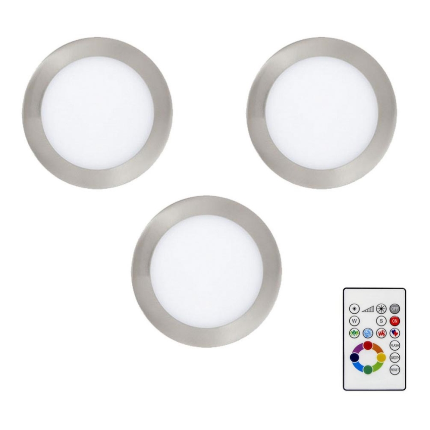 Eglo - ET 3x LED RGBW Ljusreglerad upphängd taklampa TINUS 4,8W/230V + +Fjärrkontrol