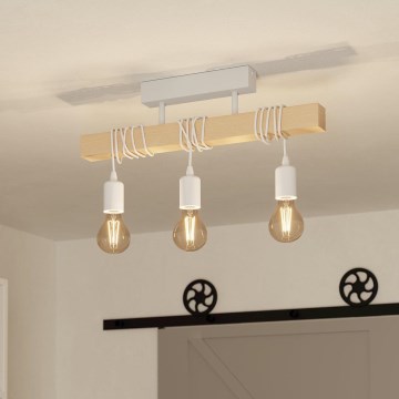 Eglo - Fäst ljuskrona TOWNSHEND 3xE27/60W/230V - FSC certifierade